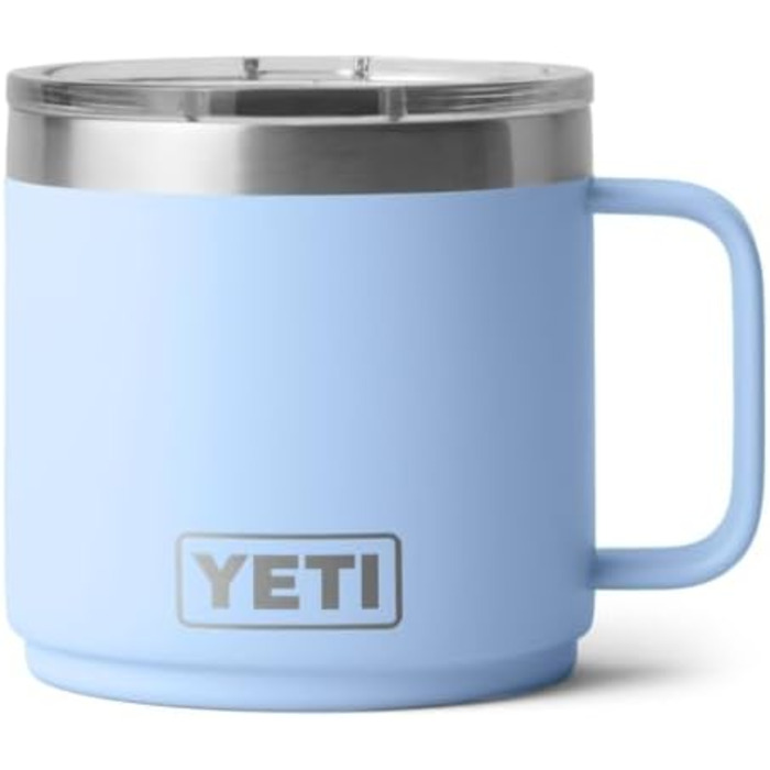 Термос YETI Rambler 14 oz (414 мл) з кришкою MagSlider, Big Sky Blue