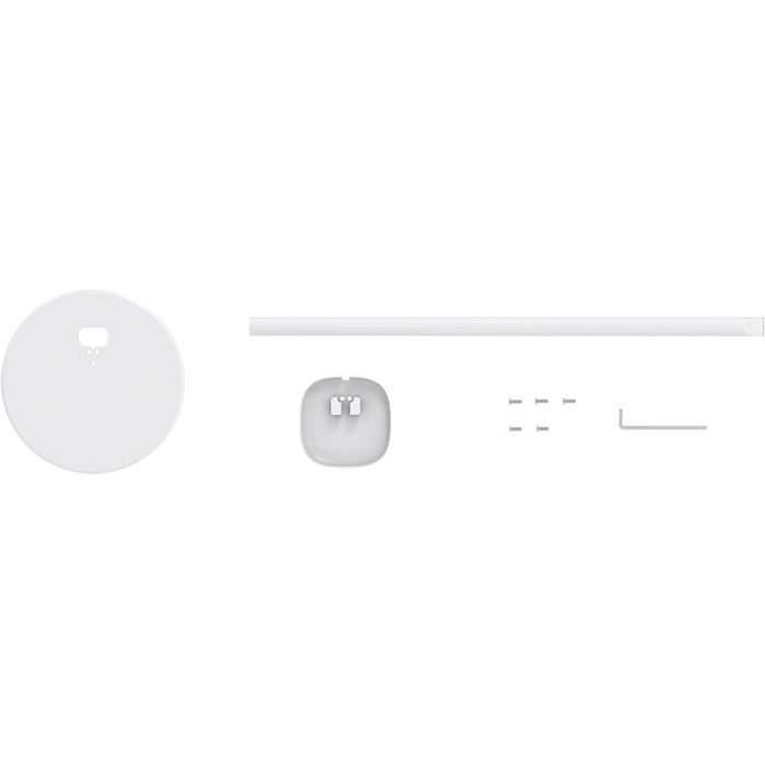 Підставка для SONOS ONE / Play:1 (2 шт.) Conecto CC50596-2, біла, з кабелеуправлінням, висота 71,6 см, до 3 кг
