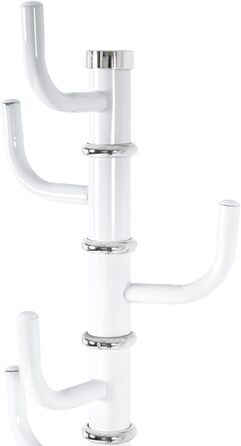 Вішалка для одягу HAKU Möbel, білий колір, метал, сучасний стиль, 170x29 см