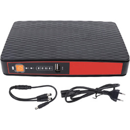 Mini-USV з акумулятором 8000 mAh для роутера, камери, системи безпеки (EU-штекер)