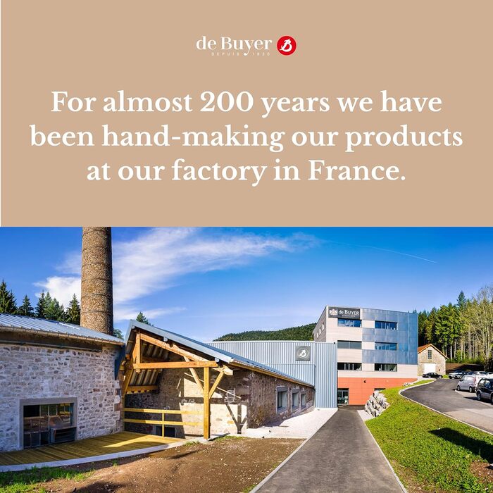 Кришка для каструль De Buyer з нержавіючої сталі з чавунною ручкою, 16 см, срібляста (3709.16N)