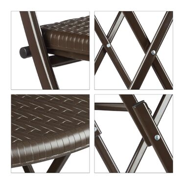 Набір садових меблів Relaxdays BASTIAN (3 шт.)