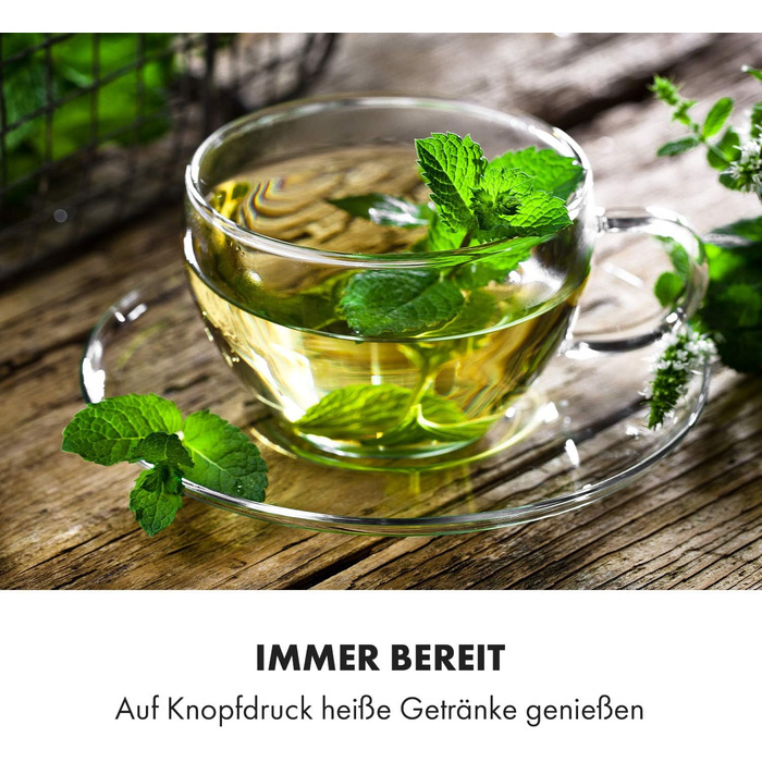 Кларстайн Hot Spring Plus - дозатор гарячої води, 5 л, LCD-дисплей, 45-95°C, нержавіюча сталь, захист від перегріву та сухого кипіння, дитячий замок, чорний