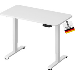См, білий - Регульований по висоті письмовий стіл, 2P11, 110x60
