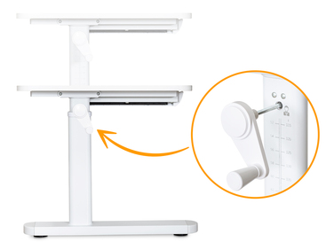 Дитячий стіл Evo-Kids TH-215 Lite White (арт.TH-215 W Lite)