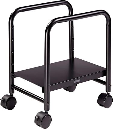 Підставка для ПК EUREKA ERGONOMIC на колесах, регульована по висоті, чорна