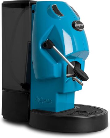Кавомашина Didiesse Baby Frog Pad – компактна кавоварка з падами, 450 Вт, 1,5 л бак, Standby, білий/Miami-blue