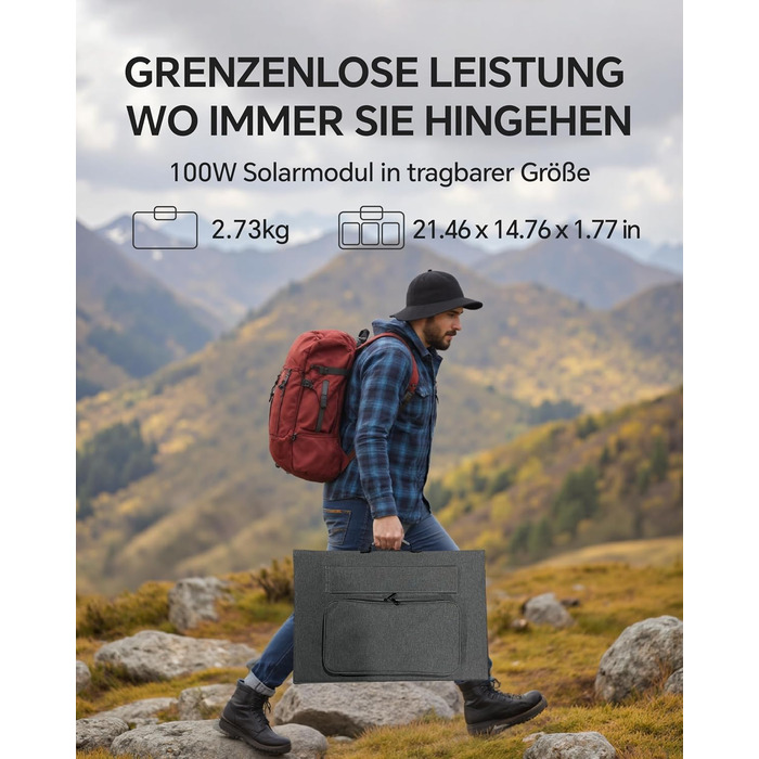 Портативна електростанція 3000W, 1102.5Wh LiMnFePO4, швидка зарядка 90хв, PD 100W, USB-C/AC/DC, сонячна панель, для кемпінгу, резервне живлення, на відкритому повітрі (Помаранчевий + Чорний)