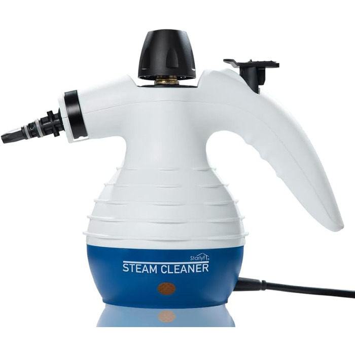 Пароочисник для всього Starlyf Steam Cleaner, пароочисник для дому, 1050 Вт, ємність 350 мл, глибоке очищення, кілька аксесуарів, видаляє плями, килими, сидіння автомобіля, кухня, ванна кімната