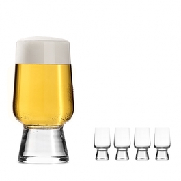 Набір келихів для дегустаційного пива 250 мл 4 штуки Tasting Glas Oha-design