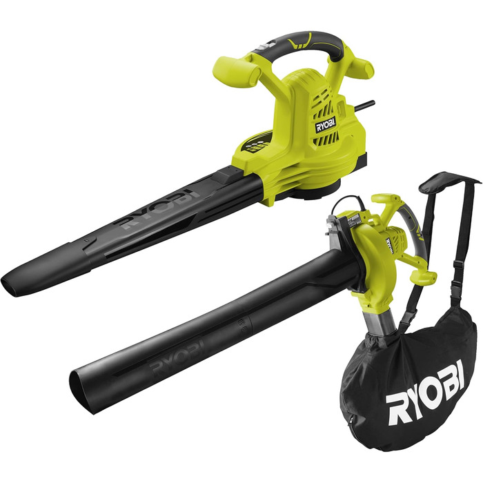 Електричний повітродув/самохідний збирач листя RYOBI RBV3000CESV | 3000 Вт | 2 в 1