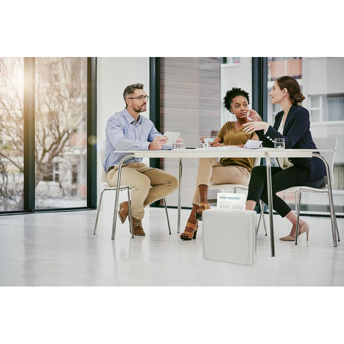 Шредер Aktenvernichter SuperSilent PS500-15A: тихий, 6 листів, A4, P-4, DSGVO