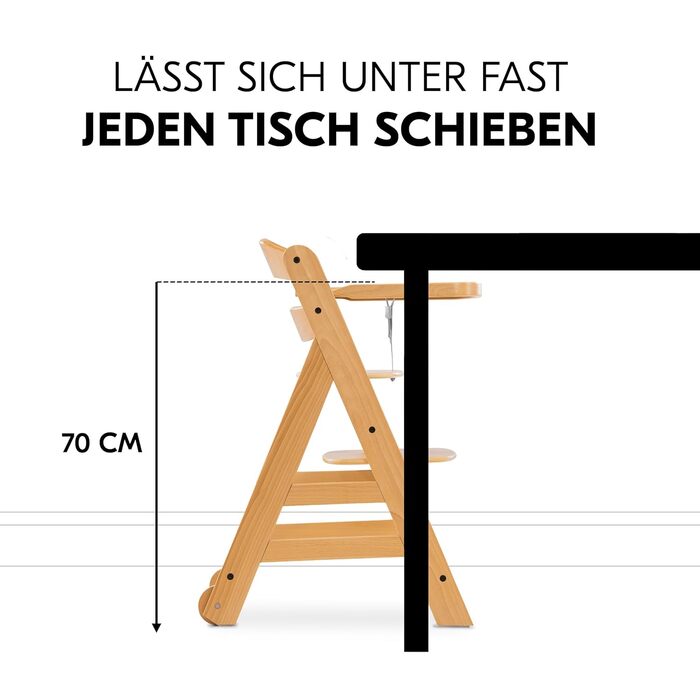 Дитячий стільчик Hauck Alpha Move Newborn Set - регульований, з підставкою для новонароджених та піднос