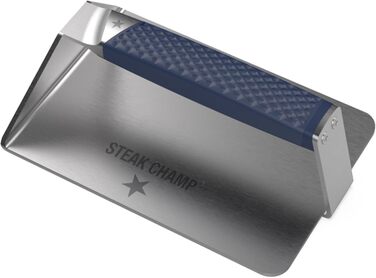 Пресс для бургера та стейка Steakchamp XXL: для хрусткої скоринки, сендвічів та фіксації м'яса, з антиковзним руків'ям