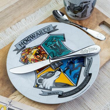 Набір дитячого столового прибору Кіндербестек Гаррі Поттер з гравіюванням - персоналізований столовий прилад з іменем або датою, бренд GEDA LABELS