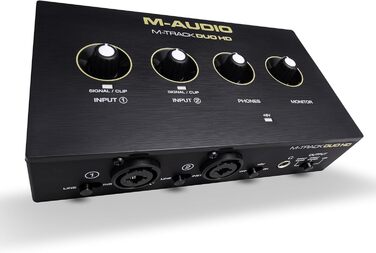 M-Audio M-Track Duo - USB аудіоінтерфейс для запису, стрімінгу та подкастингу (2 XLR/Line входи, 192kHz, USB-C)