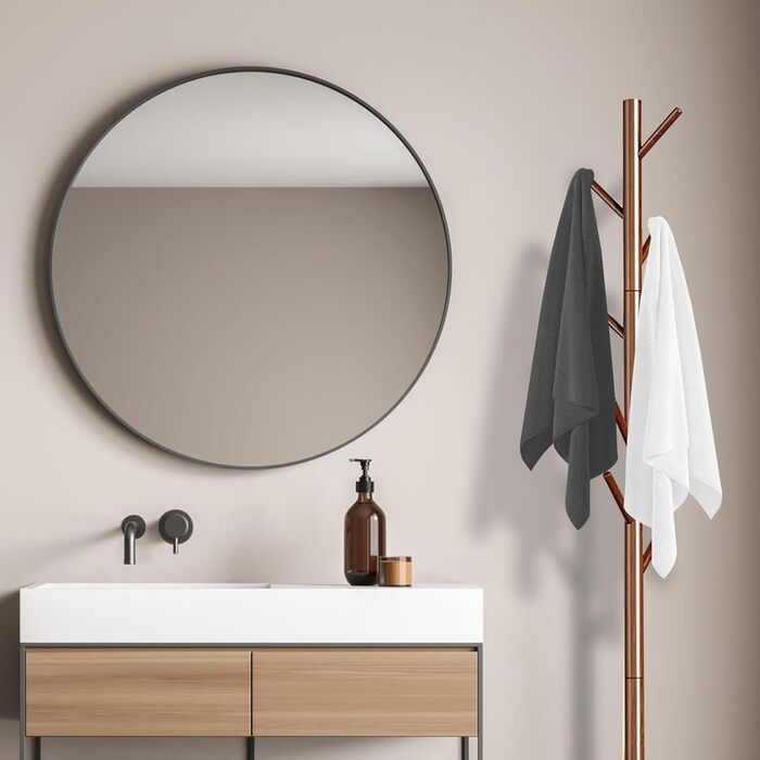 Дерев'яна вішалка для одягу Bayt - 175 см, 8 гачків, регульована висота, коричнева