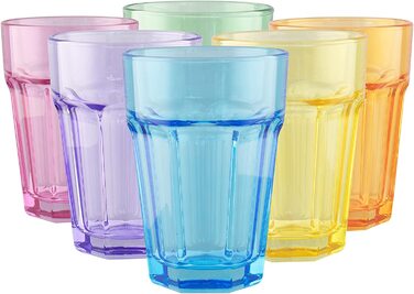 Келихи для коктейлів, великі склянки для пиття, кольорові келихи з кайпіріньї, набір для коктейлів, для хайболу, для води, склянки, склянки для кави, чайні склянки