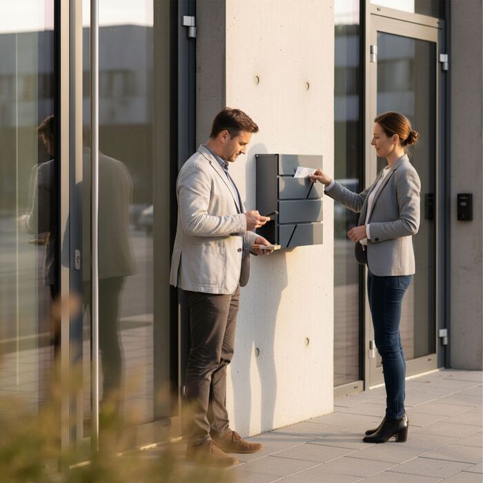 Скрінька для листів Relaxdays з відсіком для газет