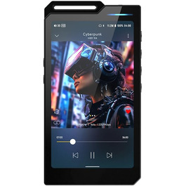 MP3-плеєр HiBy R4 Android з Bluetooth, Wi-Fi, 4DAC, підтримкою DSD, PCM, MQA, 4.4 мм баланс, 32 ГБ, чорний