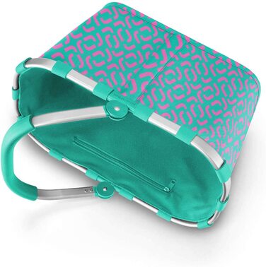 Комплект сумка для перенесення BK, термокейс OY, кошик для покупок SBKOY з невеликою сумкою-холодильником, (70407003) (фірмовий зелений чорний)
