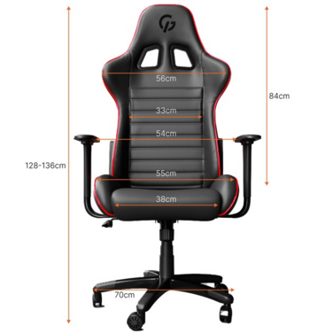 Крісло GamePro Rush (GC-575-Black-Red)