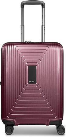 Набір валіз REDOLZ Essentials 14: S (55 см), M (66 см), L (77 см) | Розширювані, з відділом для ноутбука, TSA, 4 колеса | Колір: Aubergine Metallic