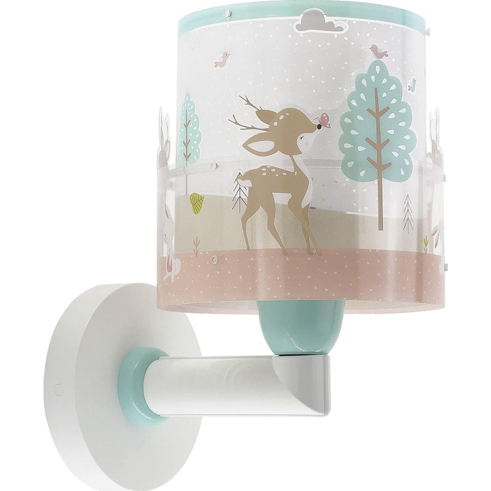 Дитячий настінний світильник Dalber Хмари Loving Deer Pink, 61279, E27