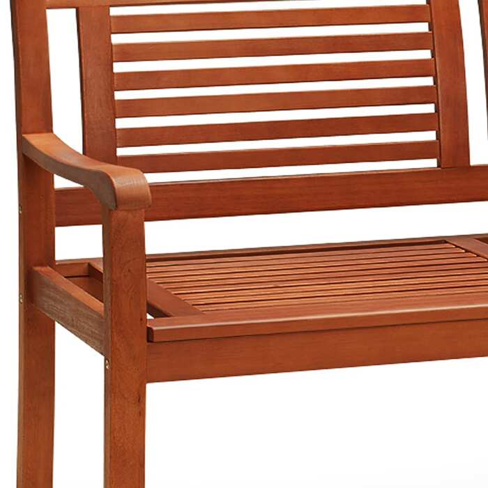Садова лавка евкаліптова деревина 120x60x90см сертифікована FSC®