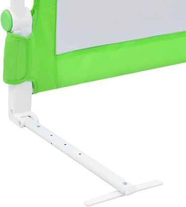 Бортик для ліжка VidaXL 150x42 см, зелений - захист для дитячого ліжечка та безпека малюка