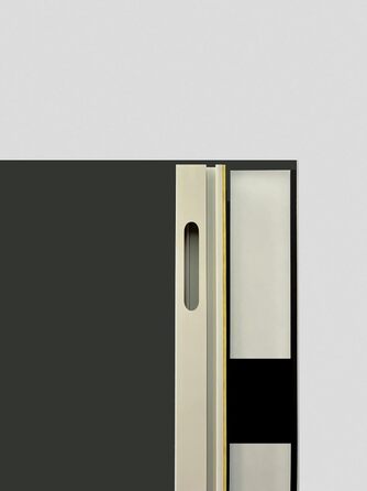 Дзеркало для ванної кімнати 50x70 см з підсвічуванням LED, сенсорний вимикач, бічне підсвічування