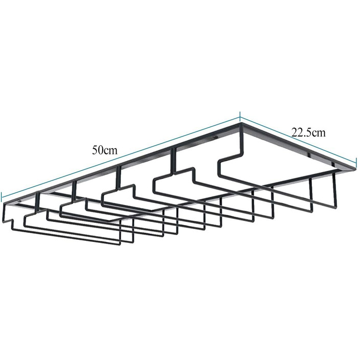 Тримач для винних келихів TentHome для підвішування, 5 рядів, в т.ч. гвинти для бару, дому, кафе, кухні