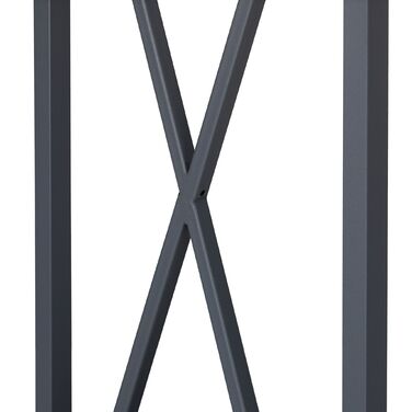 Стильна полиця для дров Relaxdays сірого кольору зі сталі