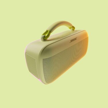 Портативна Bluetooth колонка Bose SoundLink Max - велика, водонепроникна, до 20 годин роботи, USB-C, AUX, цитрусовий жовтий