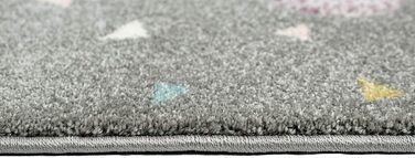 Килим Dream Дитячий килимок Хмара Дитячий килимок в сірому блакитному рожевому кольорі Розмір 80х150 см 80 х 150 см