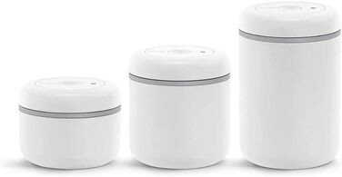 Контейнер Fellow Atmos для кави та продуктів 1.2 л, матовий білий, великий