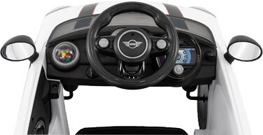 Електромобіль для дітей Rollplay MINI Countryman 12V, білий, з пультом, для дітей 3-6 років, преміум-якість