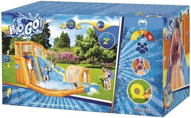 Надувний водний парк Bestway H2OGO! Hurricane 420x320x260 см з постійним нагнітачем