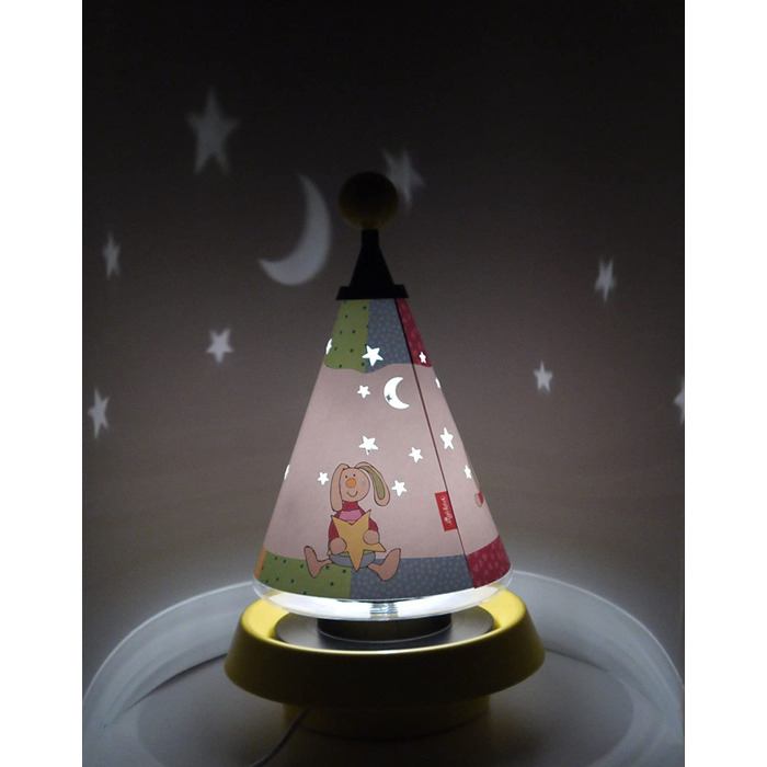 Декоративний приліжковий світильник Niermann Standby із зображення кролика і зірочок