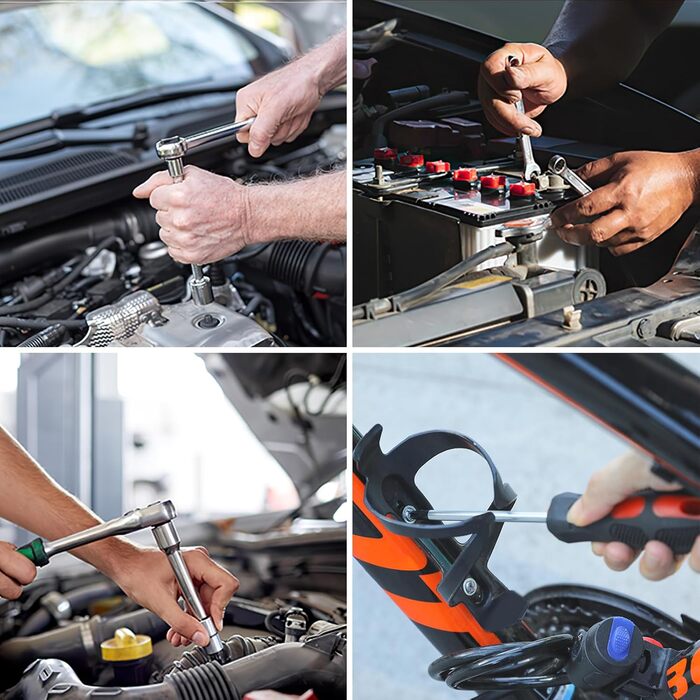 Набір інструментів 95 предметів у пластиковому кейсі Werkzeugkoffer: набір для дому, авто, гаража з тріскачкою, викрутками та ключами