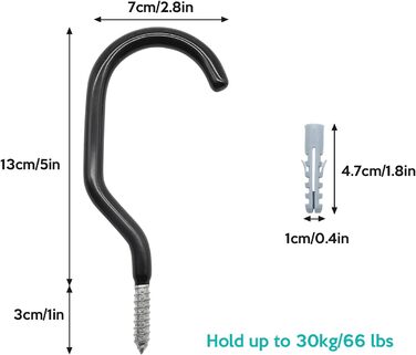 Велосипедний гачок WorthPlanet 6Pcs Гачок для зберігання велосипедів Тримач для важких велосипедів з компенсаційними трубками Гачок для зберігання велосипедів для велосипедного гаража на настінному або стельовому W120005