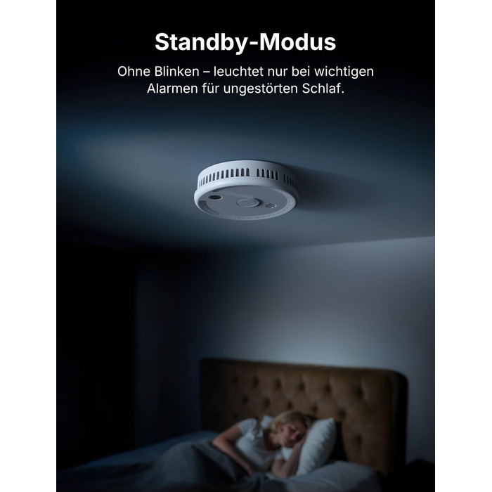 Датчик диму X-Sense з батареєю на 10 років, 6 шт., білий. Магнітне кріплення, без LED-індикації, кнопка тестування/вимкнення. Ультратонкий XS0G-SN