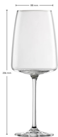 Набір келихів для червоного вина Fruity & Delicate Schott Zwiesel 6 шт х 0.535 л (120586)