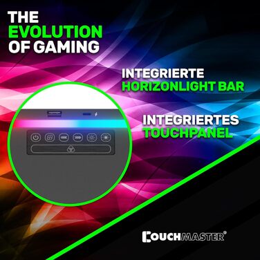 Couchmaster CYCON³: Ергономічний стіл для ноутбука для дивану, софи та ліжка з USB хабом (Чорний)