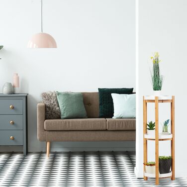 Кругла полиця для квітів Relaxdays