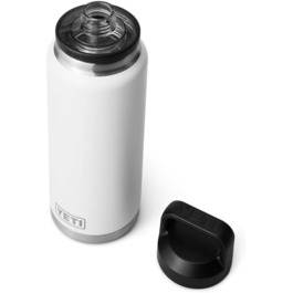 Термос YETI Rambler з кришкою Chug, 36 oz (1 л), білий