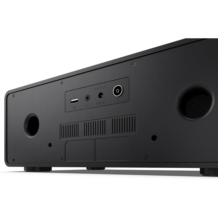 Компактна система SHARP XLB520D, 40 Вт, DAB/FM, Bluetooth, моноблок Hi-Fi, чорний