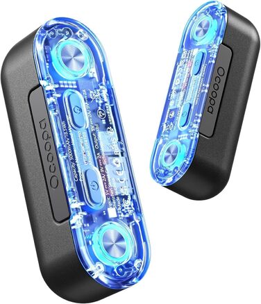 Електричний грійка для рук OCOOPA 10000 mAh, 2 шт. з розділенням, магнітний, 4 режими нагріву, швидкий нагрів, USB powerbank для зими, UT2s (MagTwins) (Pro_Schwarz)