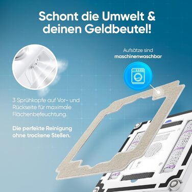 Робот для миття вікон Winbot Roboclean з пульверизатором, анти-падіння та керуванням через додаток