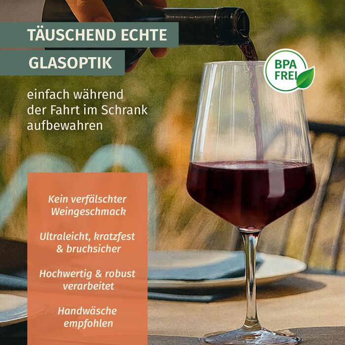 Набір посуду для кемпінгу Stone Design (12 предметів) з меламіну, для 4 особи, миється в посудомийній машині, посуд для пікніка, кемпінгу, синій